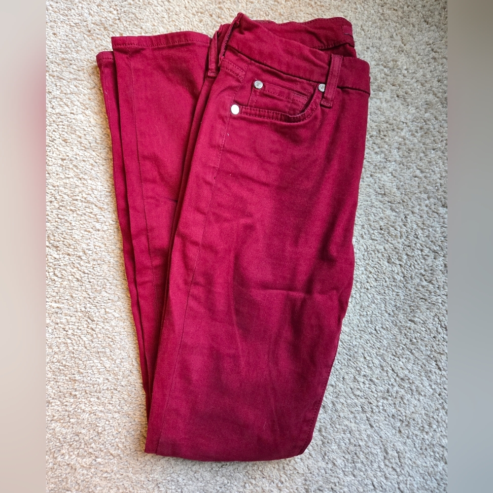 Red 7 for all mankind pants